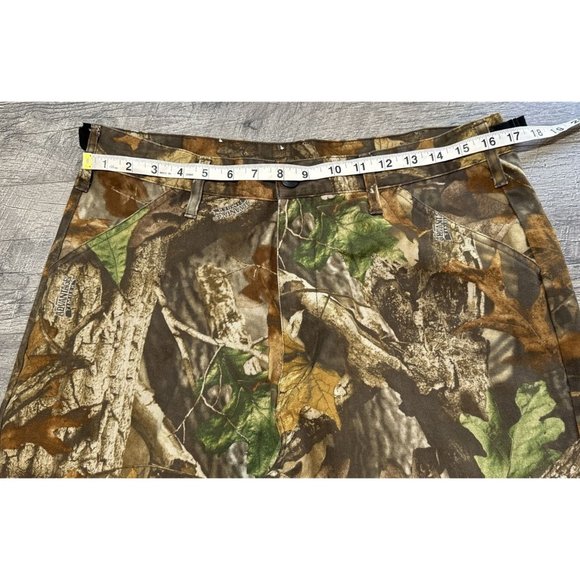 Walls Camo Pants Mens 34x32 Reinforced Hunting Advantage Timber Cargo Adjustable - Picture 11 of 15